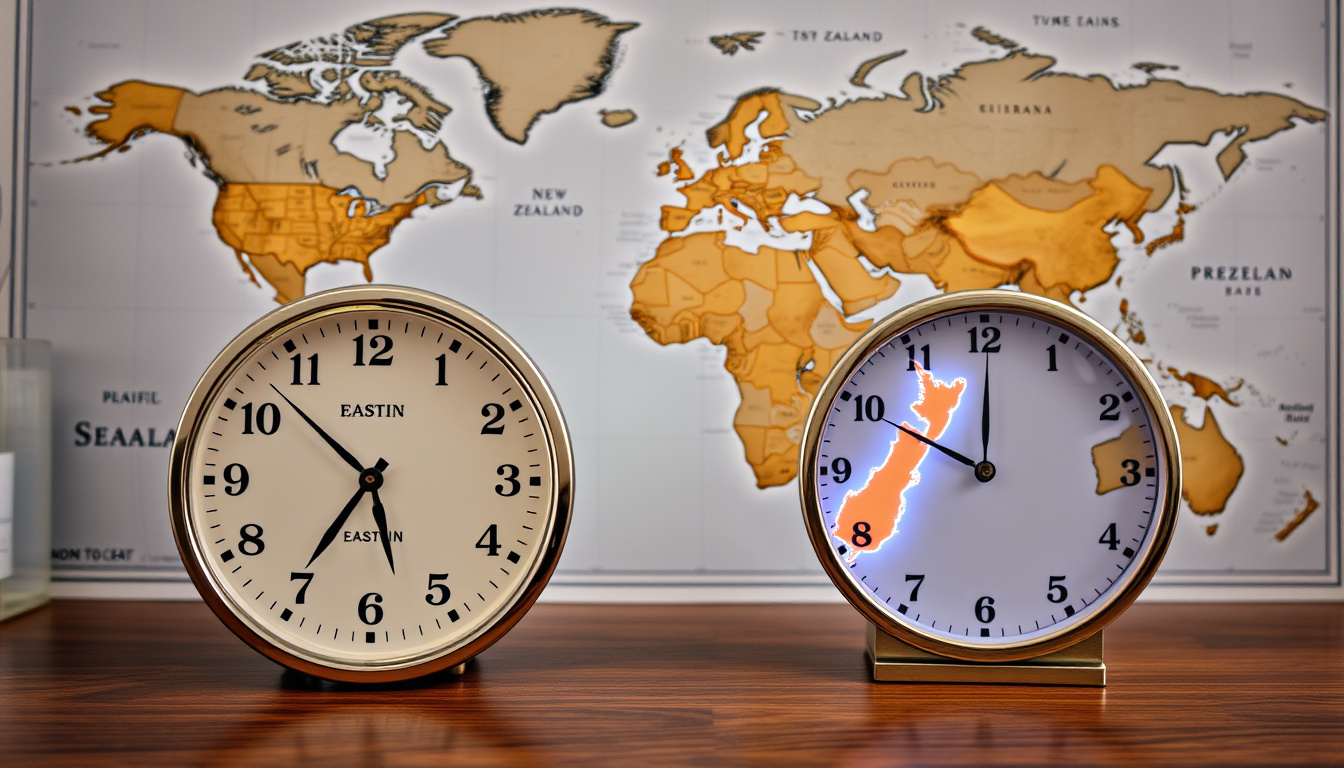 8pm ET to NZ Time Converter: Exact Difference - Wellington Observer
